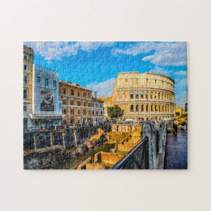 Quebra-cabeça Coliseu Roma.