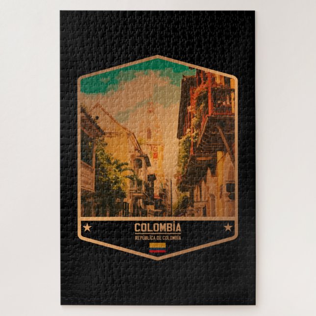 Quebra-cabeça Colômbia (Vertical)