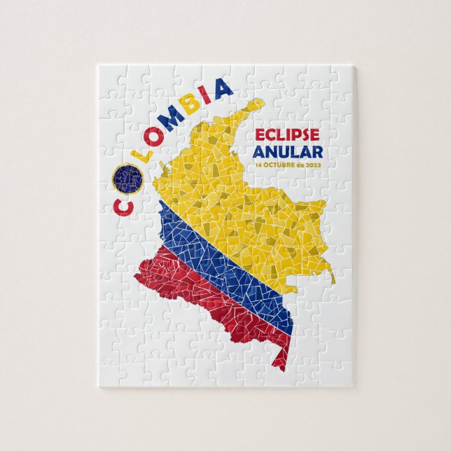 Quebra-cabeça Colombia Annular Eclipse Puzzle (Vertical)