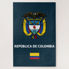 Quebra-cabeça Colombia passport phone case