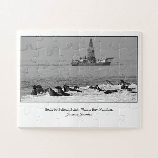 Quebra-cabeça Colônia de focas perto do Pelican Point (Horizontal)