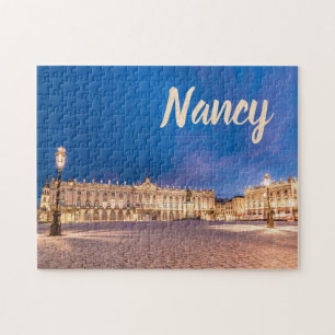 Quebra-cabeça Coloque Stanislas Nancy France de presente noturno