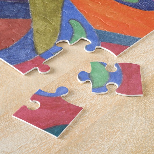 Quebra-cabeça "Color Rush" Abstrato Art (Lateral)