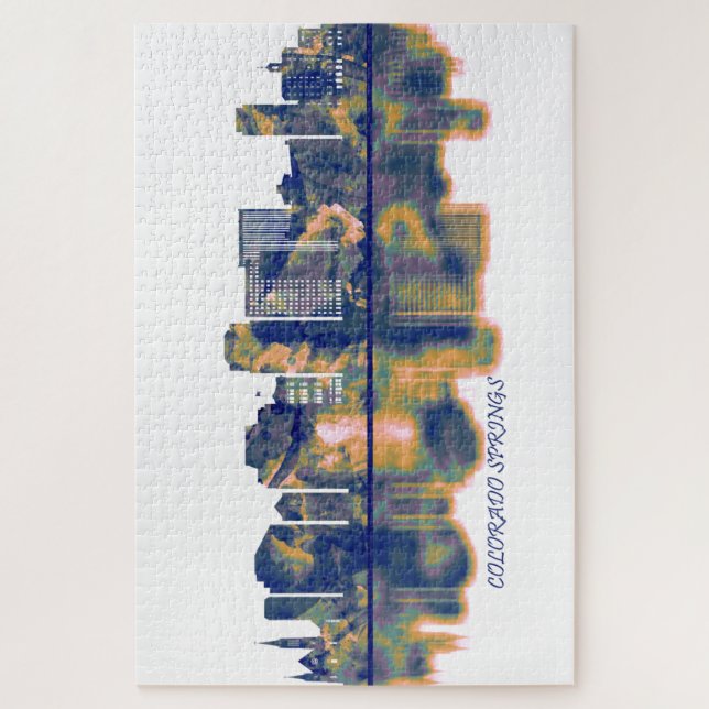 Quebra-cabeça Colorado Primavera Skyline (Vertical)