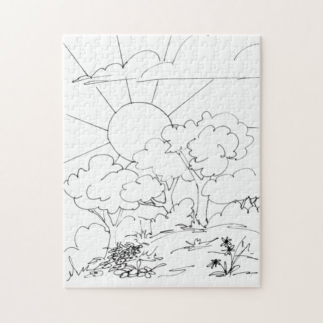 Quebra-cabeça - Colore seu amanhecer (Vertical)