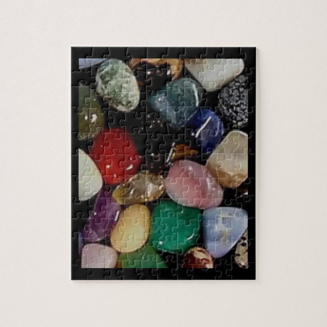 Quebra-cabeça Colorful Gem Stones Jigsaw Puzzle (Vertical)