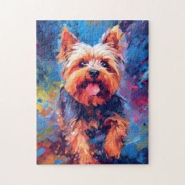 Quebra-cabeça Colorful Yorkshire Terrier