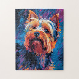 Quebra-cabeça Colorful Yorkshire Terrier