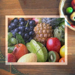 Quebra-cabeça Colorida do Fruta
