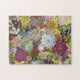 Quebra-cabeça Colorida Greenerent Succulents