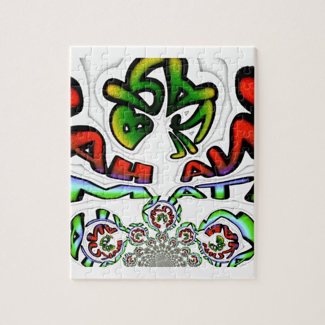 Quebra-cabeça Colorida Hakuna Matata Grafite Art (Vertical)