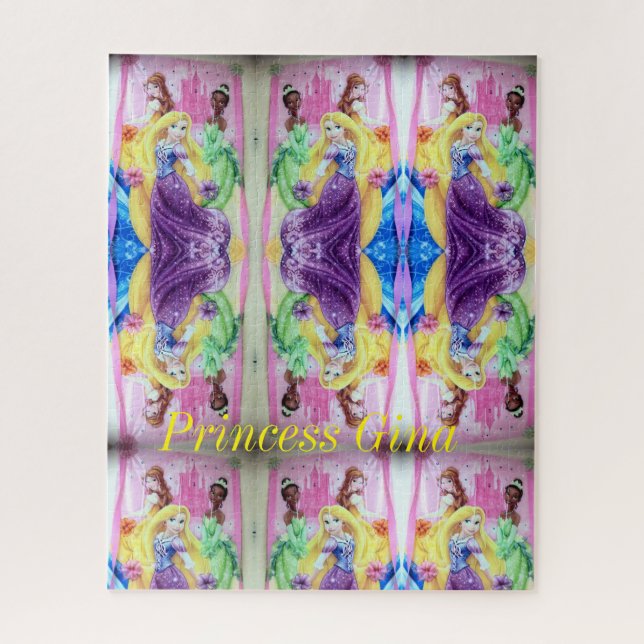 Quebra-cabeça Colorida Princesa (Vertical)