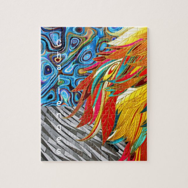 Quebra-cabeça Colorido (Vertical)