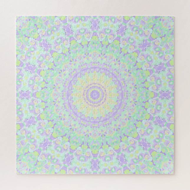 Quebra-cabeça Colorido Mandala  (Vertical)