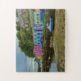 Quebra-cabeça Colorido Porto de Portree | Ilha de Skye