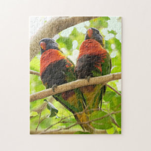 Quebra-cabeça Coloridos De Aves Selvagens Para Ad