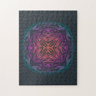 Quebra-cabeça Colorir Mandala