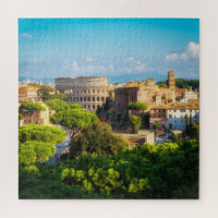 Colosseum Building Historical Roma Itália Skyline