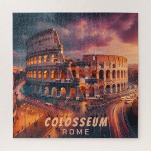 Quebra-cabeça Colosseum Roma Itália Viagens vintage