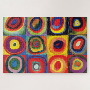 Quebra-cabeça Colour Study by Wassily Kandinsky