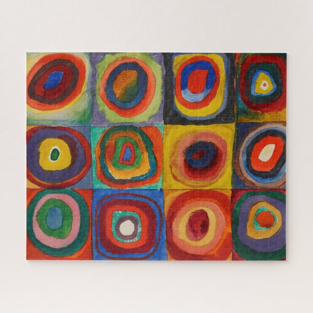 Quebra-cabeça Colour Study de Wassily Kandinsky (Horizontal)