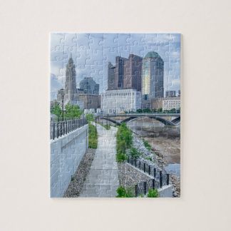 Quebra-cabeça columbus ohio skyline cityscape