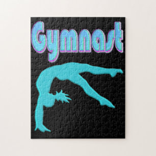 Quebra-cabeça Coluna do Gymnast Back Handspring Passo Para Fora