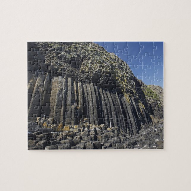 Quebra-cabeça Colunas de Basalto pela Caverna de Fingal, Staffa, (Horizontal)