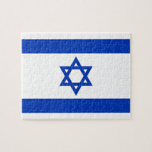 Quebra-cabeça com bandeira de Israel