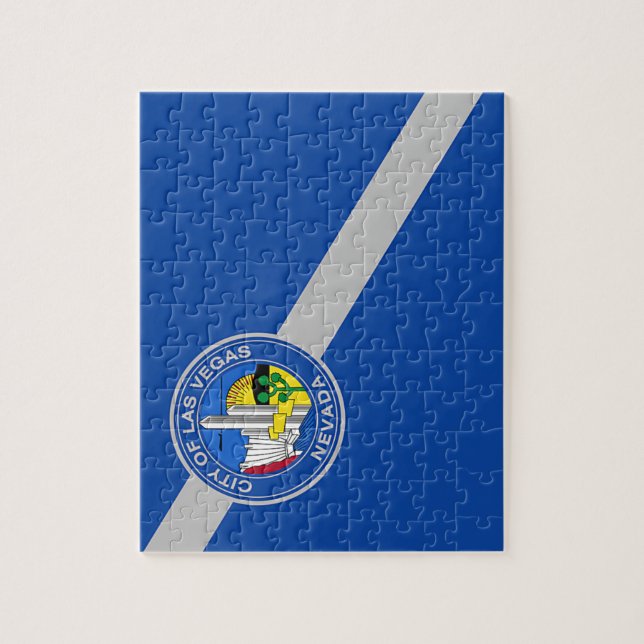 Quebra-cabeça com bandeira de Las Vegas (Vertical)