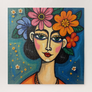 Quebra-cabeça com design artístico elegante