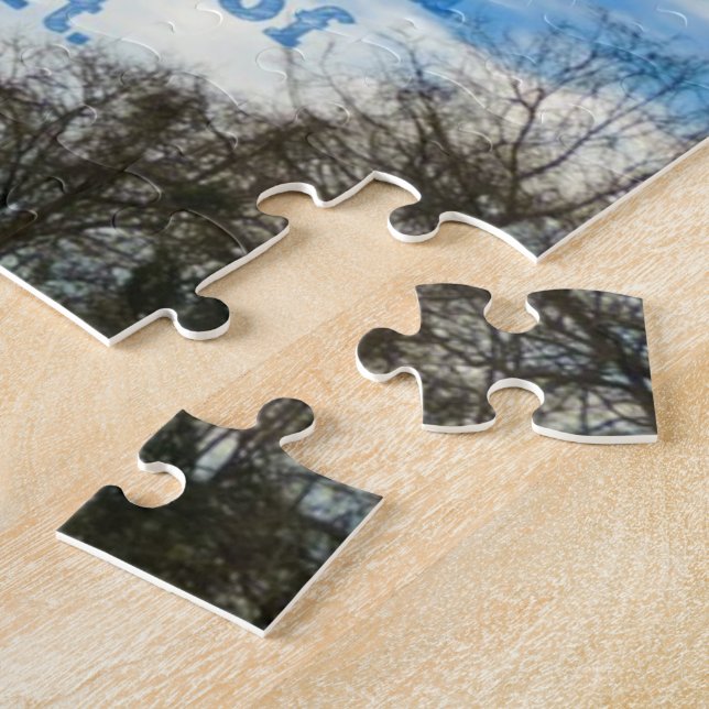 Quebra-cabeça com escritura (Lateral)