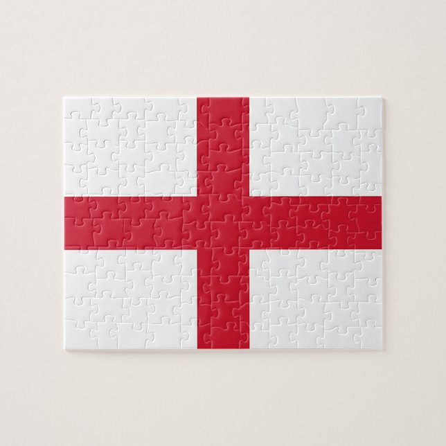 Quebra-cabeça com Flag of England (Horizontal)