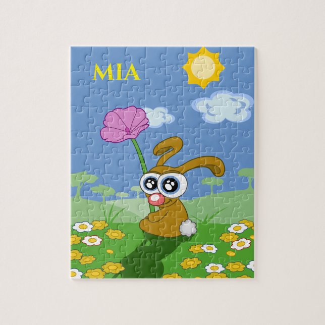 Quebra-cabeça com nome personalizado. (Vertical)