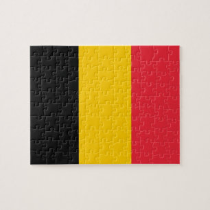 Quebra-cabeça com pavilhão da Bélgica