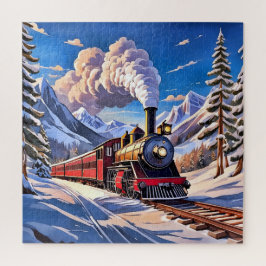 Quebra-cabeça Comboio a vapor