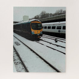 Quebra-cabeça Comboio, nas vias