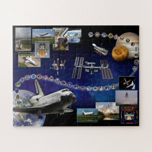 Quebra-cabeça comemorativo do Ônibus Espacial Atla