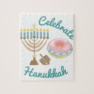 Quebra-cabeça Comemore Hanukkah