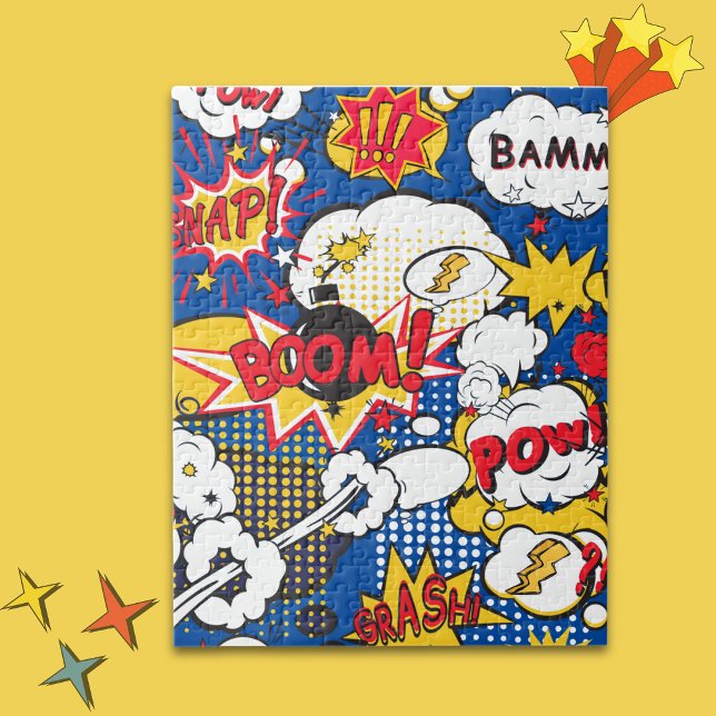 Quebra-cabeça Comic Book Superhero  (Criador carregado)