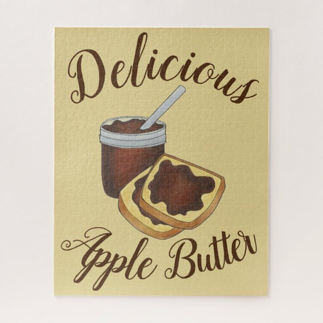 Quebra-cabeça Comida Amish, Manteiga Apple Enlatada na Pensilvân (Vertical)