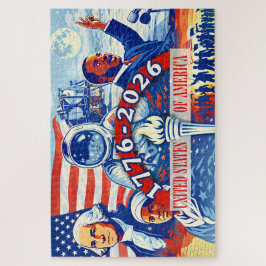 Quebra-cabeça Commemorative 1776-2026 USA Semiquincentennial 