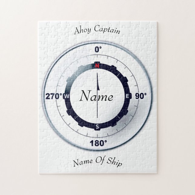 Quebra-cabeça Compass de Navios Náuticos (Vertical)
