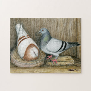 Quebra-cabeça Competindo a vida dos locais em casa