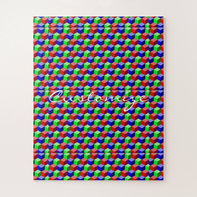 Quebra-cabeça Componentes Coloridos Thunder_Cove 3-D (Vertical)