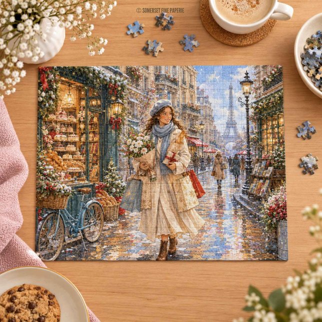 Quebra-cabeça Compras de Natal em Paris (Criador carregado)