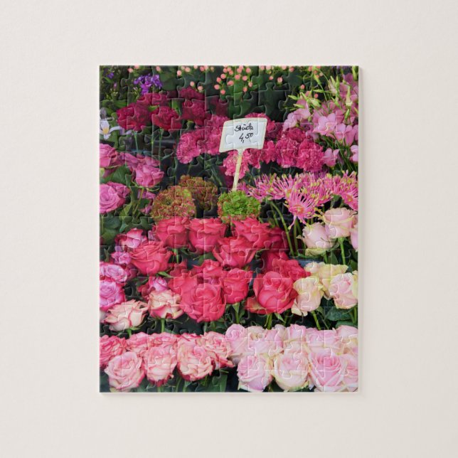 Quebra-cabeça Compro Flor - Mercado de Munique - 8x10 - 110 pcs. (Vertical)