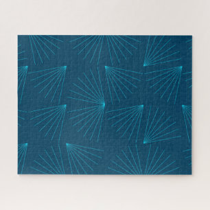 Quebra-cabeça Conceito de celebração de luz azul, moderno e simp