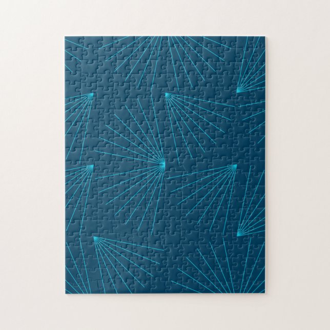 Quebra-cabeça Conceito de celebração de luz azul, moderno e simp (Vertical)