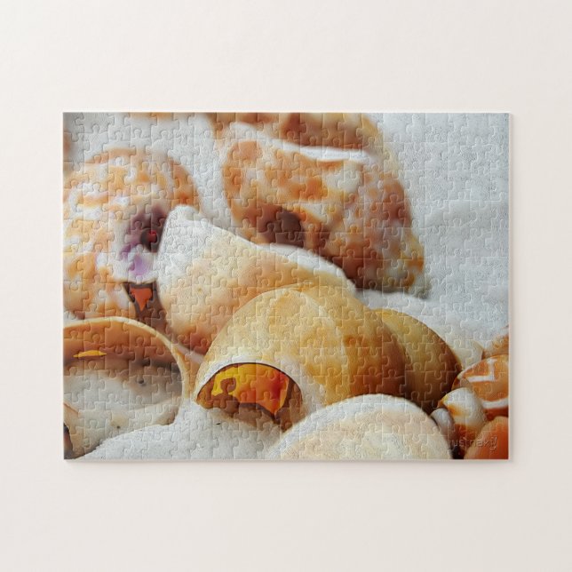 Quebra-cabeça conchas (Horizontal)